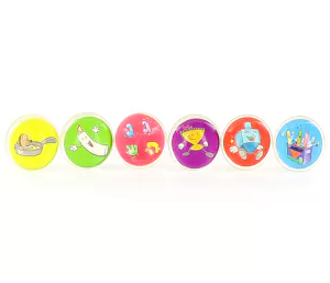 Flummis mit Chanukkamotiven